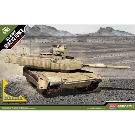 ACADEMY 13504 M1A2 Tusk II U.S. ARMY, 1:35