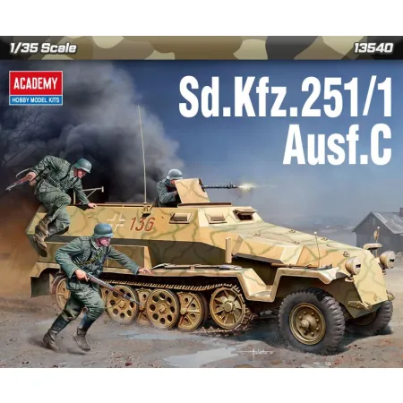 ACADEMY 13540 German Sd.kfz.251 Ausf.C - 1:35