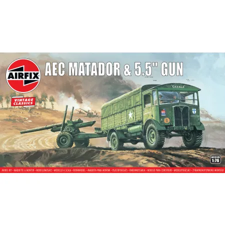AIRFIX A01314V AEC Matador & 5.5inch Gun - 1:76