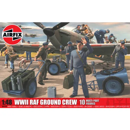 AIRFIX A04702 Figurki - WWII RAF Ground Crew - 1:48 (Nowość 2025)