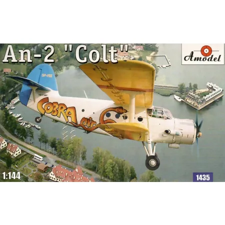 AMODEL 1435 AN-2 Colt Cobra (polskie malowanie) - 1:144