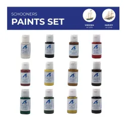 ARTESANIA LATINA 277PACK21 Zestaw farb akrylowych 12x20 ml - Schooners (Virginia, Harvey)