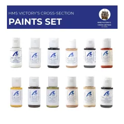 ARTESANIA LATINA 277PACK29 Zestaw farb akrylowych 12x20 ml - HMS Victory Cross Section