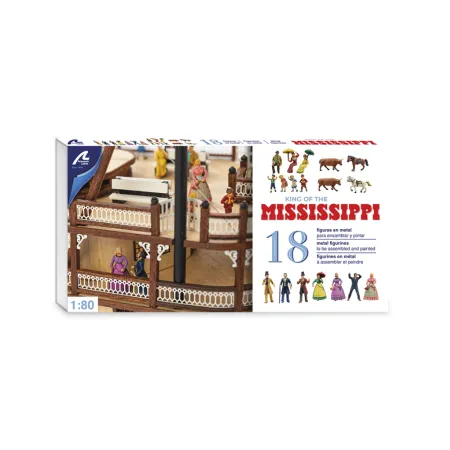 ARTESANIA LATINA 20515F Figurki King of the Mississippi - 18 szt.