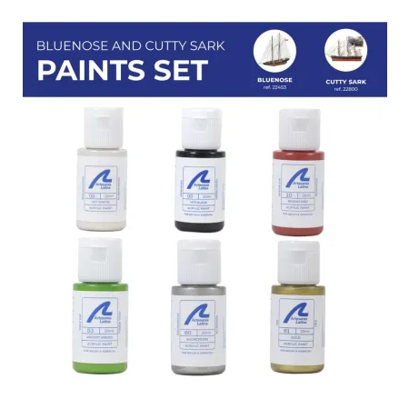 ARTESANIA LATINA 277PACK27 Zestaw farb akrylowych 6x20 ml - Bluenose II & Cutty Sark