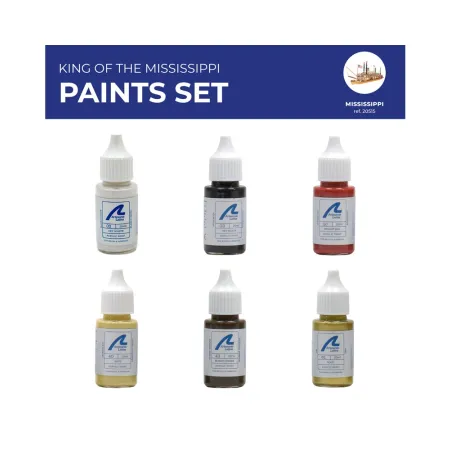 ARTESANIA LATINA 277PACK6 Zestaw farb akrylowych 6x20 ml - King of the Mississippi