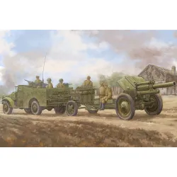 HOBBY BOSS 84537 Transporter M3A1 z haubicą M-30 - 1:35