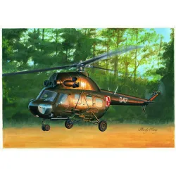 HOBBY BOSS 87242 Helikopter MI-2US Hoplite gunship (polskie malowanie) - 1:72
