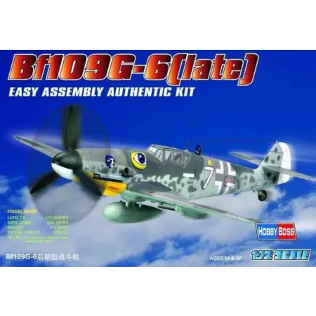 HOBBY BOSS 80226 Messerschmitt Bf109G-6 (late) - 1:72