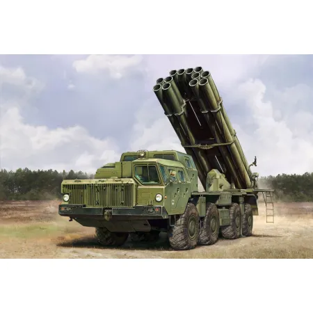 HOBBY BOSS 82940 Wyrzutnia 9A52-2 Smerch-M z pociskiem RSZO 9k58 Smerch MRLS - 1:72