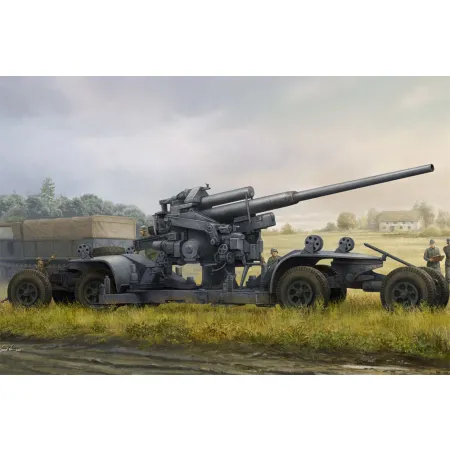 HOBBY BOSS 84545 Niemieckie działo przeciwlotnicze 12,8 cm FlaK 40 - 1:35