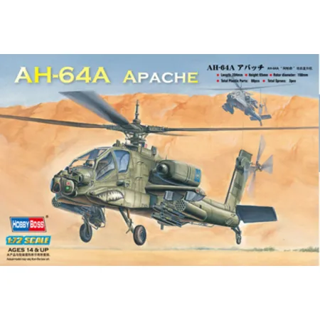 HOBBY BOSS 87218 Helikopter AH-64A Apache - 1:72