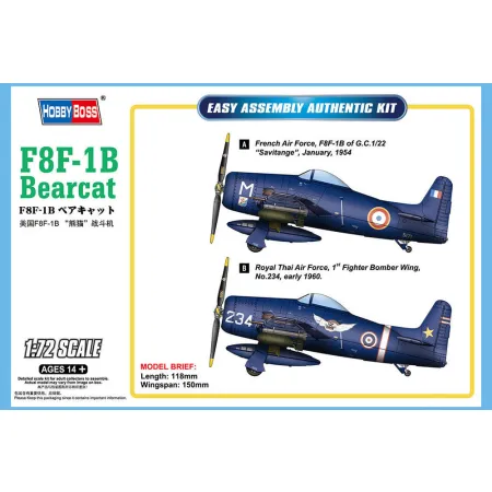 HOBBY BOSS 87268 F8F-1B Bearcat - 1:72