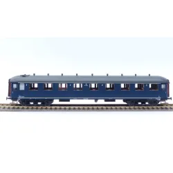 EXACT-TRAIN EX10018 Wagon pasażerski B7154 (berlinerblau, szary dach), NS, Ep. III