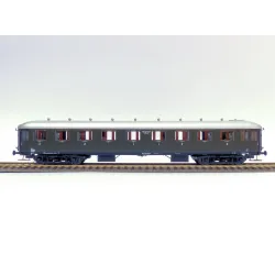 EXACT-TRAIN EX10019 Wagon pasażerski AB7534 (oliwkowy, srebrny dach), NS, Ep. II