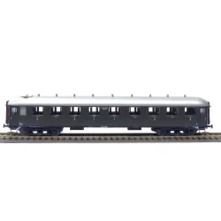 EXACT-TRAIN EX10020 Wagon pasażerski AB7522 (oliwkowy, srebrny dach), NS, Ep. II