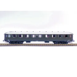 EXACT-TRAIN EX10021 Wagon pasażerski AB7542 (oliwkowy, srebrny dach), NS, Ep. III