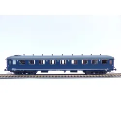 EXACT-TRAIN EX10028 Wagon pasażerski AB7536 (berlinerblau, szary dach), NS, Ep. III