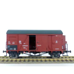 EXACT-TRAIN EX20041 Wagon towarowy G-Nordhausen USSR-Zone (Bremserhaus) nr.2, DR, Ep. IIIa
