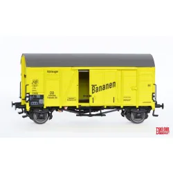 EXACT-TRAIN EX20120 Wagon towarowy kryty Oppeln Bananen Nr. 329551 Tnomehs 3, DB, Ep. III