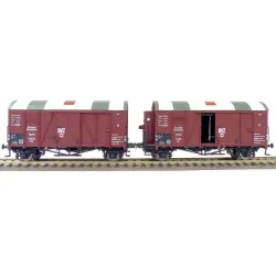 EXACT-TRAIN EX20190 Zestaw dwóch wagonów GRS (Rotes Kreuz), DRG Oppeln (krieg), Ep. II