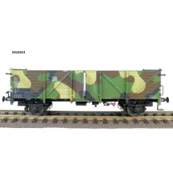 EXACT-TRAIN EX20353 Wagon towarowy odkryty Klagenfurt Camouflage (Blechtür), DRG, Ep. II