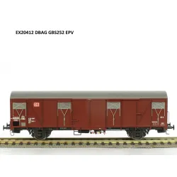 EXACT-TRAIN EX20412 Wagon towarowy kryty Gbs 252, DB, DB AG, Ep. V