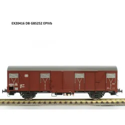 EXACT-TRAIN EX20416 Wagon towarowy kryty Gbs 252, DB, Ep. IV