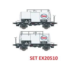 EXACT-TRAIN EX20510 Zestaw 2 cystern 24m3 Uerdinger, Esso, DB, Ep. IIIb