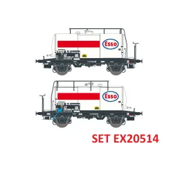EXACT-TRAIN EX20514 Zestaw 2 cystern 24m3 Uerdinger, Esso, DB, Ep. IV