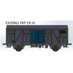 EXACT-TRAIN EX20961 Wagon towarowy kryty .Ggs brązowy, PKP, Ep. III