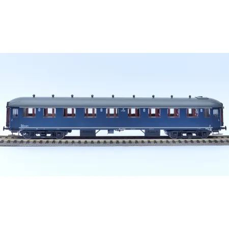 EXACT-TRAIN EX10013 Wagon pasażerski A7540 (berlinerblau, szary dach), NS, Ep. III
