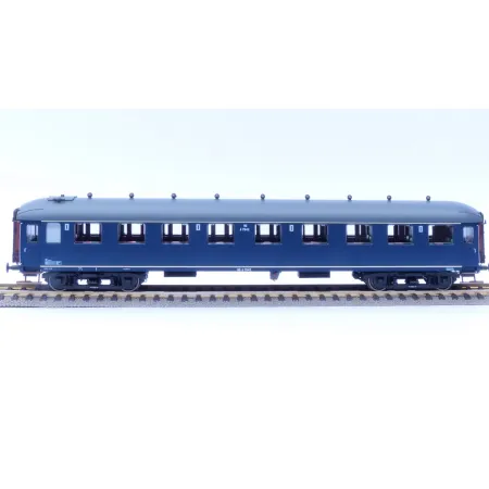 EXACT-TRAIN EX10014 Wagon pasażerski A7542 (berlinerblau, szary dach), NS, Ep. III