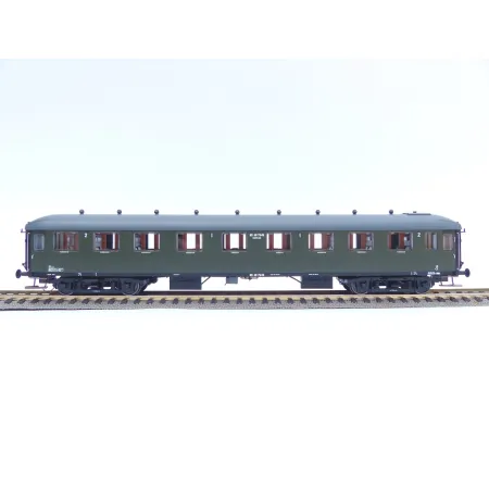 EXACT-TRAIN EX10025 Wagon pasażerski AB7554 (zielony, szary dach), NS, Ep. III