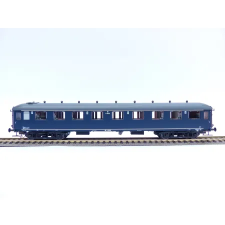 EXACT-TRAIN EX10028 Wagon pasażerski AB7536 (berlinerblau, szary dach), NS, Ep. III