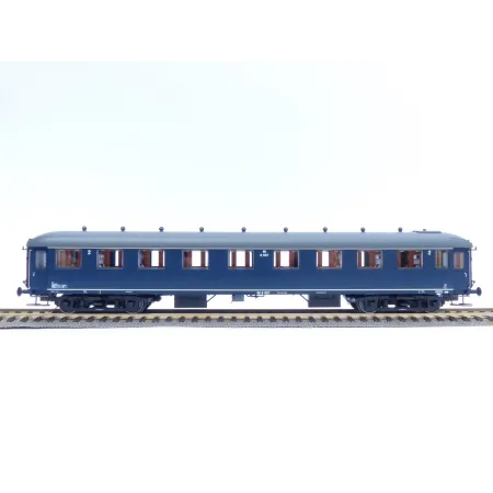 EXACT-TRAIN EX10029 Wagon pasażerski AB7157 (berlinerblau, szary dach), NS, Ep. III