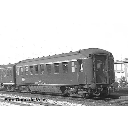 EXACT-TRAIN EX10052 Wagon pasażerski AB7379 Plan K berlin blue, NS, Ep. IIIb