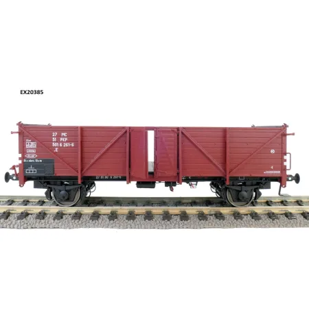 EXACT-TRAIN EX20385 Węglarka ex Klagenfurt, seria .E z drewnianymi drzwiami i zastrzałami, PKP, ep. IVb