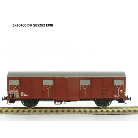 EXACT-TRAIN EX20400 Wagon towarowy kryty Glmms 252, DB, Ep. III