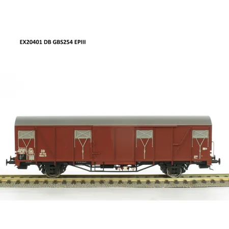EXACT-TRAIN EX20401 Wagon towarowy kryty Glmms 61, DB, Ep. III