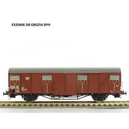 EXACT-TRAIN EX20406 Wagon towarowy kryty Gbs 254, DB, Ep. IV