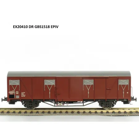 EXACT-TRAIN EX20410 Wagon towarowy kryty Gbs 1518, DR, Ep. IV