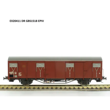 EXACT-TRAIN EX20411 Wagon towarowy kryty Gbs 1518, DR, Ep. IV