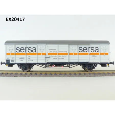 EXACT-TRAIN EX20417 Wagon towarowy kryty Gbs 1500 SERSA, DB, Ep. IV