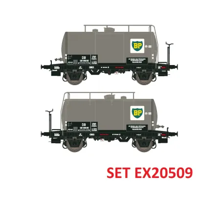 EXACT-TRAIN EX20509 Zestaw 2 cystern 24m3 Uerdinger, BP, DB, Ep. IIIb