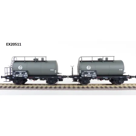 EXACT-TRAIN EX20511 Zestaw 2 cystern 24m3 Uerdinger, EVA, DB, Ep. IIIb