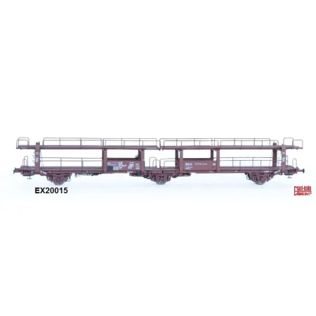 EXACT-TRAIN EX20558 Wagon do transportu samochodów Lacs, N.V. HOLLANDSCHE STOOMBOOT MIJ Amsterdam, NS, Ep. III