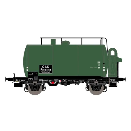 EXACT-TRAIN EX20624 Wagon cysterna 30m3 Uerdinger, Rt 8-63162, ČSD, Ep. III