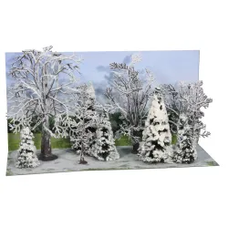 HEKI 2101 Zimowy las mieszany 7-14 cm, 10 sztuk