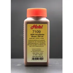 HEKI 7109 Farba HEKI akrylowa - Brązowa 200 ml
